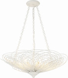 Crystorama DOR-B7706-MT Doral Matte White Drop Ceiling Lighting
