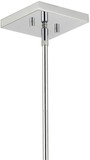 Crystorama ED884124CH Kai Contemporary Polished Chrome Foyer Light Fixture