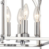 Crystorama ED444114CH Kai Modern Polished Chrome Foyer Light Fixture