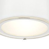 Crystorama FUL-903-PN Fulton Contemporary Polished Nickel 12" Ceiling Lighting