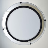 Crystorama FUL-904-BK Fulton Contemporary Black Pendant Lamp