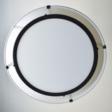 Crystorama FUL-904-BK Fulton Contemporary Black Pendant Lamp