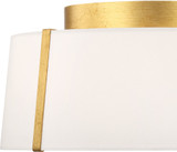 Crystorama FUL-905-GA Fulton Contemporary Antique Gold 18" Ceiling Light Fixture