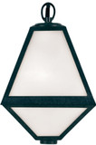 Crystorama GLA-9701-OP-BC Glacier Black Charcoal Outdoor 8" Wall Sconce Light