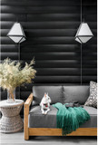 Crystorama GLA-9702-OP-BC Glacier Black Charcoal Outdoor 14" Wall Lamp