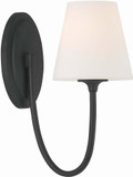 Crystorama JUN-10321-BF Juno Black Forged Sconce Lighting