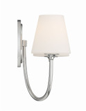 Crystorama JUN-10322-PN Juno Polished Nickel Wall Sconce
