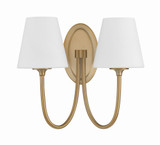 Crystorama JUN-10322-VG Juno Vibrant Gold Sconce Lighting
