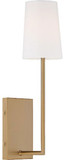 Crystorama LEN-251-VG Lena Modern Vibrant Gold Sconce Lighting