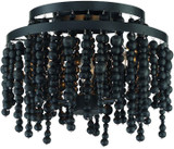 Crystorama POP-A5073-MK Poppy Matte Black Ceiling Light