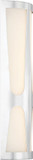 Crystorama ROY-802-CH_LED Royston Contemporary Polished Chrome LED Wall Light Fixture
