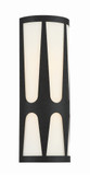 Crystorama ROY-802-BK Royston Modern Black Light Sconce