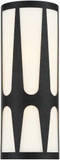 Crystorama ROY-802-BK_LED Royston Modern Black LED Wall Light Sconce