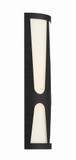 Crystorama ROY-802-BK_LED Royston Modern Black LED Wall Light Sconce