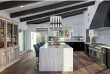 Crystorama ROY-805-BK Royston Contemporary Black 17" Drum Hanging Light