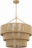 Crystorama SHY-10907-SG Shyla Soft Gold Drop Ceiling Lighting