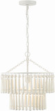 Crystorama TIA-7100-MT Tiana Matte White Hanging Pendant Lighting