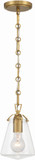 Crystorama VSS-7002-LG Voss Luxe Gold Mini Hanging Light