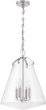 Crystorama VSS-7015-PN Voss Modern Polished Nickel Pendant Lighting