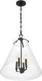 Crystorama VSS-7018-MK Voss Contemporary Matte Black Pendant Lighting