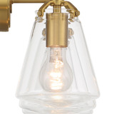 Crystorama VSS-7013-LG Voss Contemporary Luxe Gold 3-Light Vanity Light Fixture
