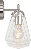 Crystorama VSS-7013-PN Voss Contemporary Polished Nickel 3-Light Bathroom Sconce