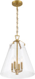 Crystorama VSS-7015-LG Voss Modern Luxe Gold Lighting Pendant