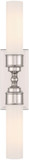 Crystorama WLX-302-PN Wilcox Contemporary Polished Nickel LED Wall Lamp