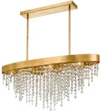 Crystorama WIN-619-GA-CL-MWP Winham Antique Gold Kitchen Island Lighting