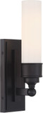 Crystorama WLX-301-MK Wilcox Modern Matte Black LED Wall Light Sconce