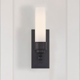 Crystorama WLX-301-MK Wilcox Modern Matte Black LED Wall Light Sconce