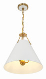 Crystorama XAV-B8305-VG Xavier Vibrant Gold Pendant Lighting
