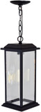 CWI Lighting 0409P6-1-101 Blackbridge Black Outdoor Hanging Pendant Lighting