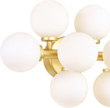 CWI 1020W18-8-602 Arya Contemporary Satin Gold LED Wall Sconce