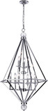 CWI 1027P26-9-601 Calista Chrome 23" Foyer Light Fixture