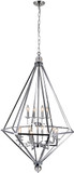 CWI 1027P32-12-601 Calista Chrome 32" Foyer Lighting Fixture