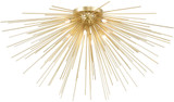 CWI 1034C40-8-620 Savannah Modern Gold Leaf Halogen Ceiling Light