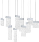 CWI 1090P40-10-269-O Carolina Pewter LED Multi Pendant Hanging Light