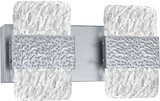 CWI 1090W14-2-269 Carolina Pewter LED 2-Light Bathroom Light
