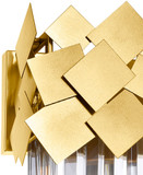 CWI 1100W18-3-169 Panache Medallion Gold Bath Light Fixture