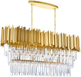CWI 1112P38-9-169 Deco Medallion Gold Kitchen Island Lighting