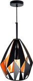 CWI Lighting 1114P16-1-271 Oxide Modern Black Copper 16" Lighting Pendant