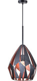 CWI Lighting 1114P16-1-271 Oxide Modern Black Copper 16" Lighting Pendant