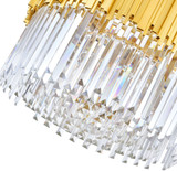 CWI 1112P24-7-169 Deco Medallion Gold 24" Ceiling Pendant Light