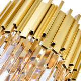 CWI 1112P24-7-169 Deco Medallion Gold 24" Ceiling Pendant Light