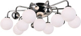CWI Lighting 1125C24-9-613 Element Contemporary Polished Nickel LED Overhead Lighting