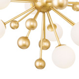 CWI 1125P39-17-268 Element Modern Sun Gold LED Lighting Chandelier