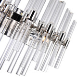 CWI 1137W18-4-613 Miroir Modern Polished Nickel Halogen Bathroom Light Fixture