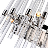 CWI 1137W18-4-613 Miroir Modern Polished Nickel Halogen Bathroom Light Fixture