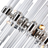 CWI 1137P16-8-613 Miroir Contemporary Polished Nickel Halogen Mini Ceiling Chandelier